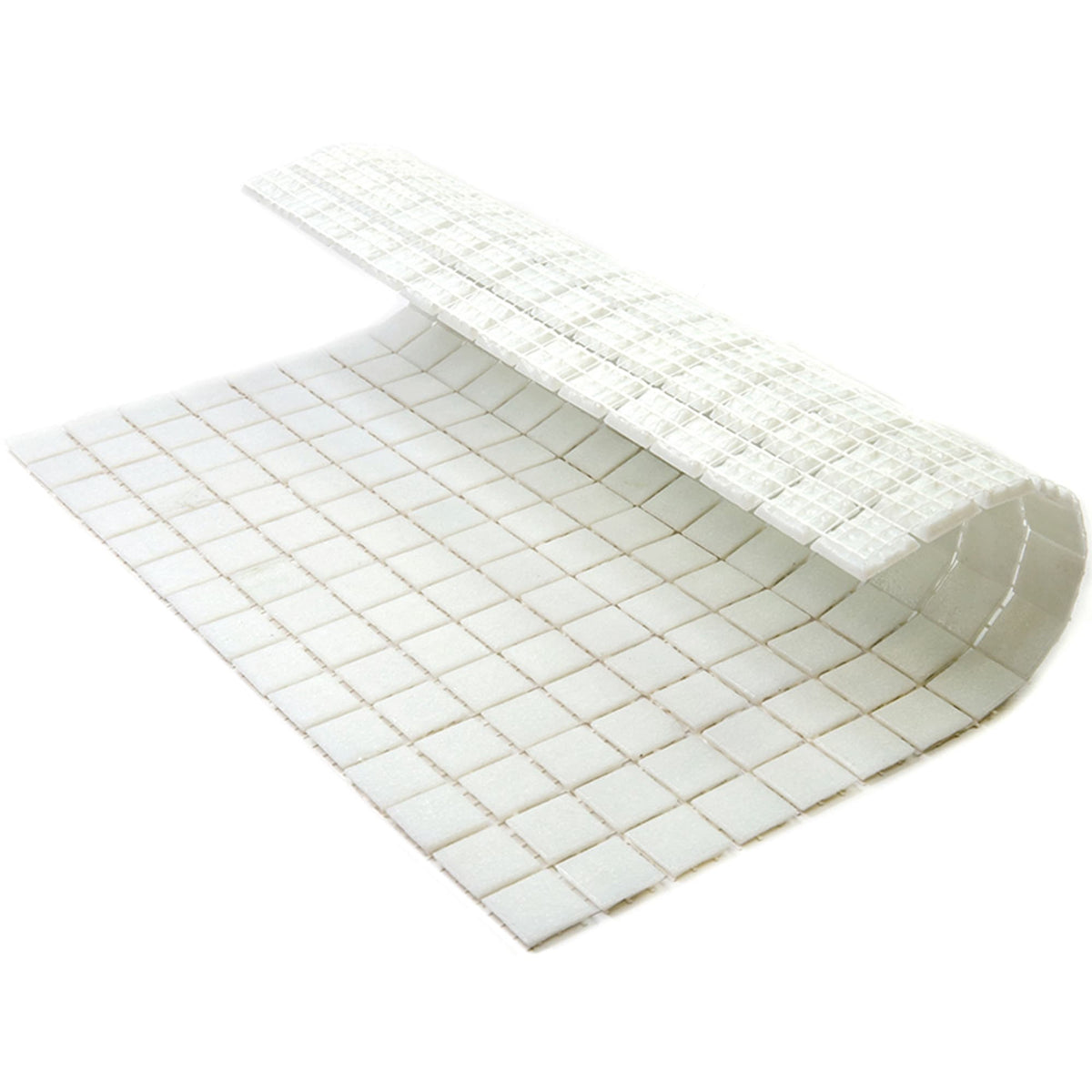 Apollo Tile Dune Cotton White 12-in x 12-in Glossy Glass Uniform Squares Floor and Wall Tile (20-sq. ft/ Carton)