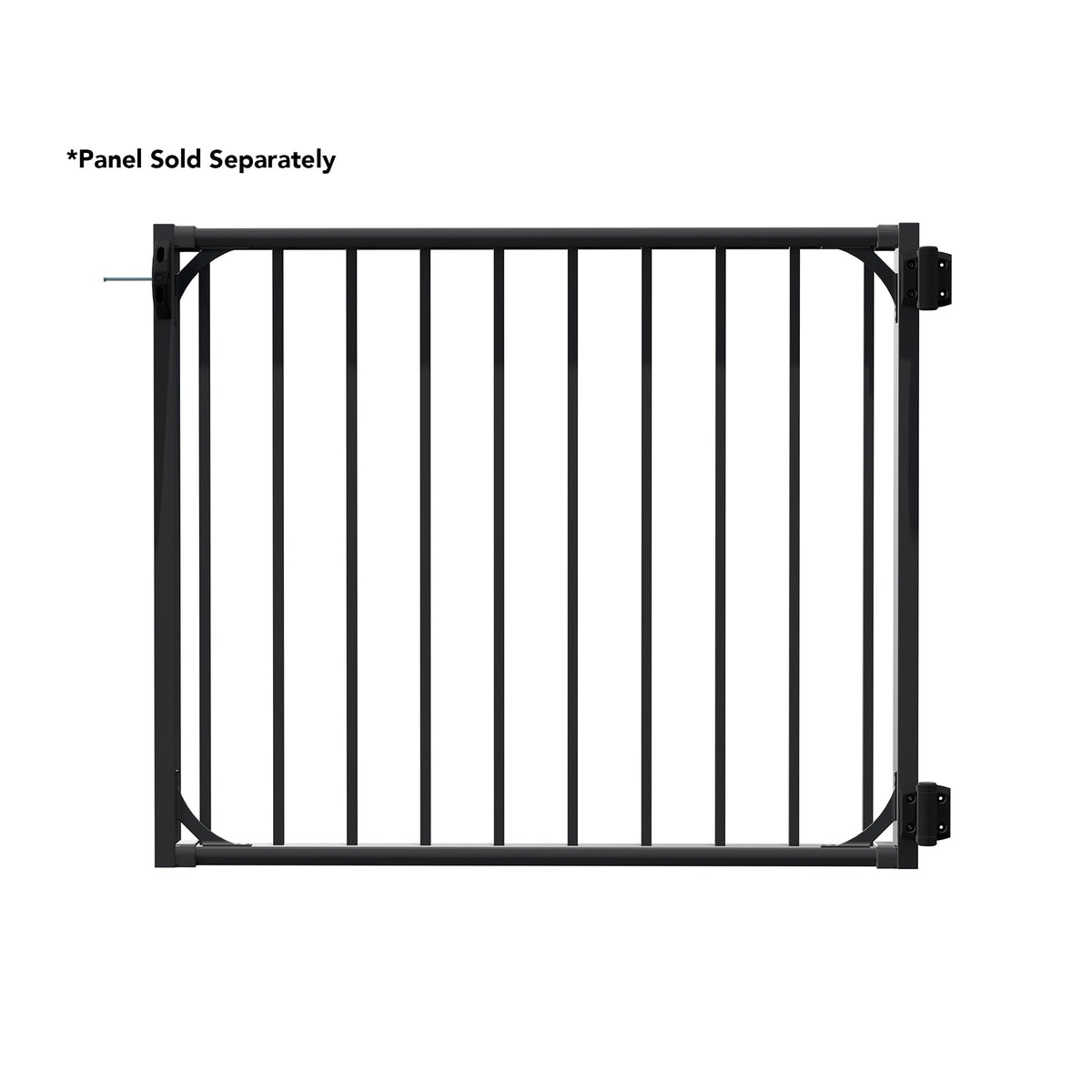 Deckorators Rapid Rail 48-in L Matte Black Aluminum Deck Railing Gate (Assembly Required)