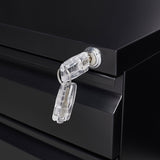Mondawe Black 3-Drawer 15.35-in File Cabinet
