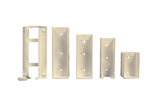 Freedom Ready-to-Assemble 7-in Sand Vinyl Bracket For Vinyl Fence