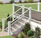 Freedom 8.375-in x 8-in Camden White Composite Stair Connector (4-Pack)