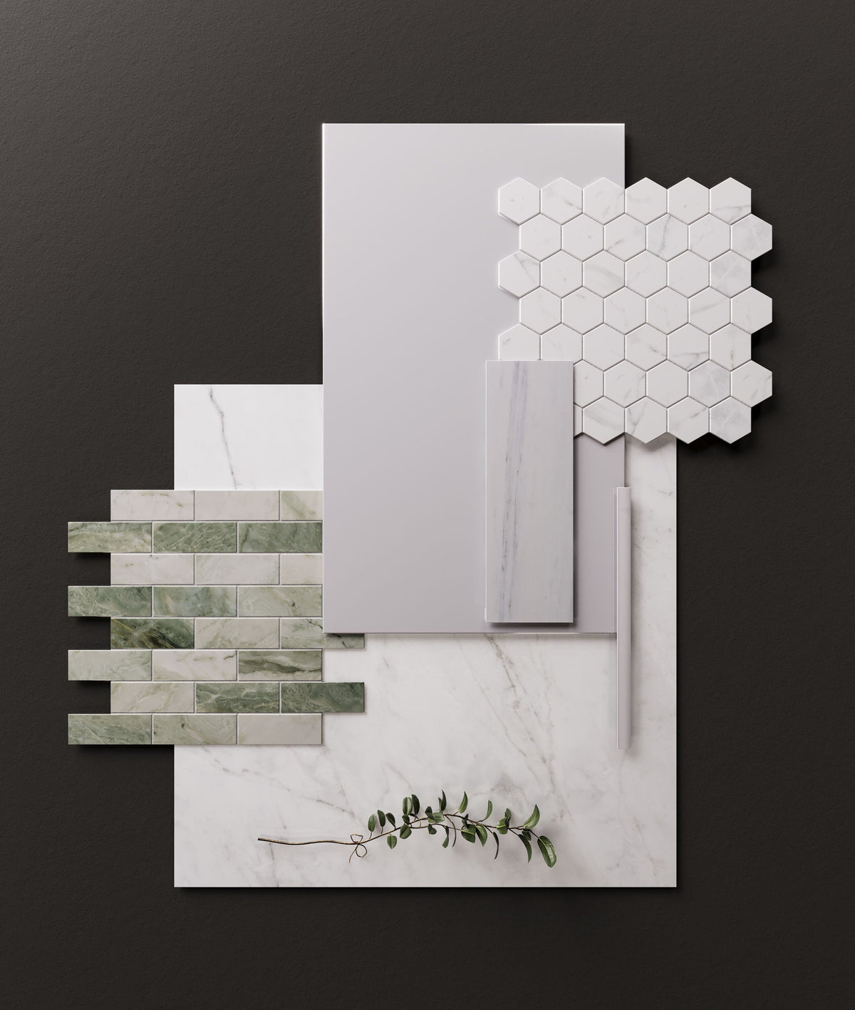 Satori Tereno Verde 12-in x 12-in Polished Natural Stone Mosaic Floor and Wall Tile (0.98-sq. ft/ Piece)