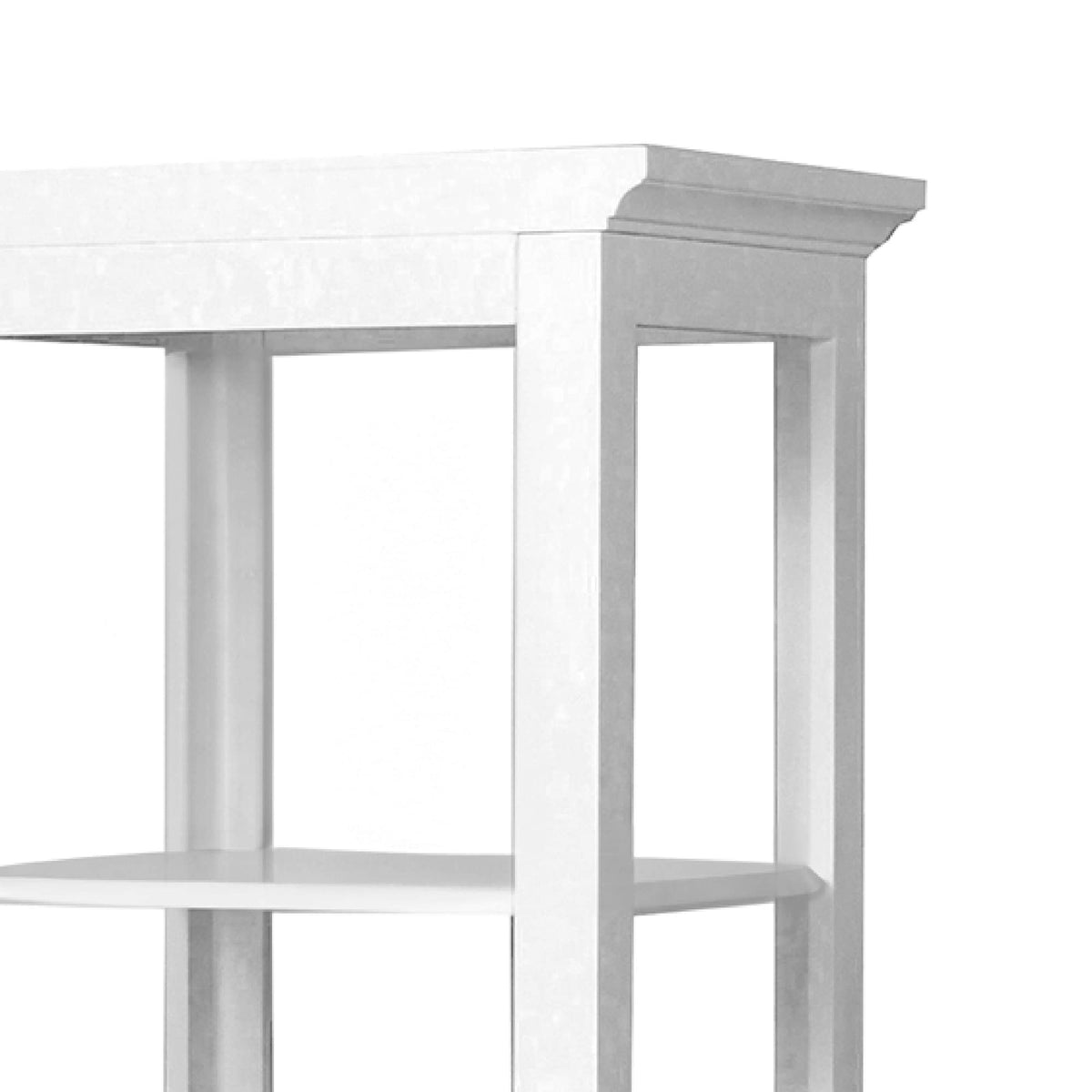 Teamson Home Madison 15-in x 63-in x 13-in White Freestanding Linen Cabinet