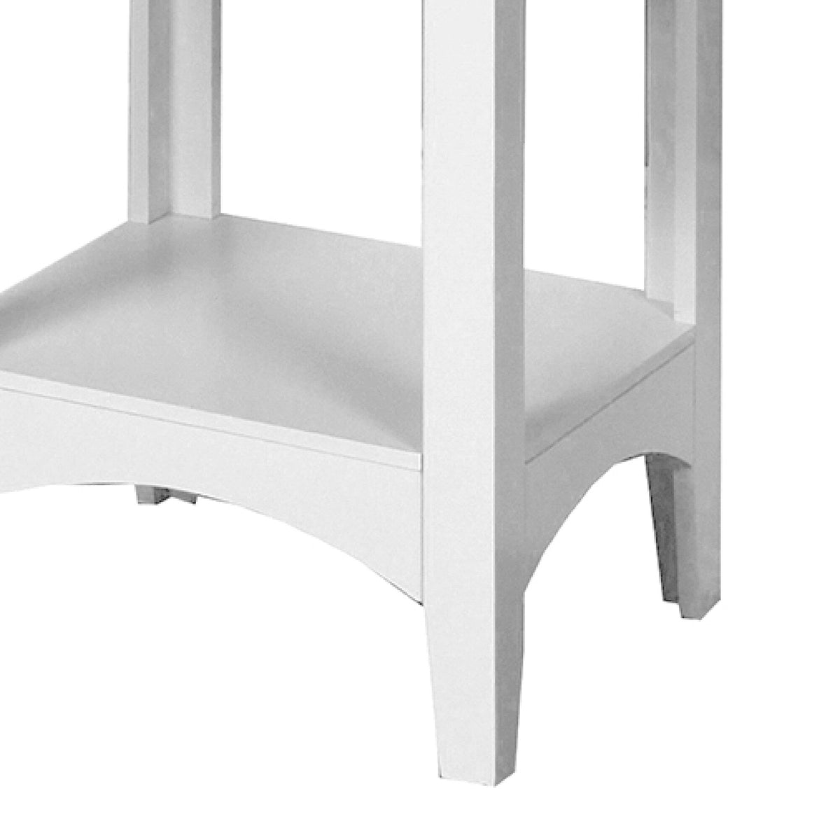 Teamson Home Madison 15-in x 63-in x 13-in White Freestanding Linen Cabinet