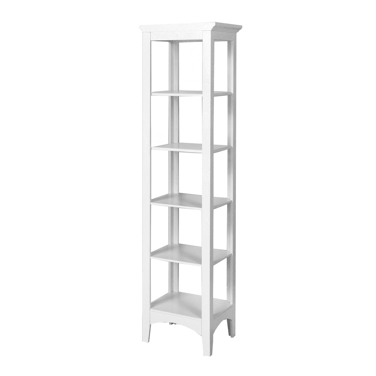 Teamson Home Madison 15-in x 63-in x 13-in White Freestanding Linen Cabinet