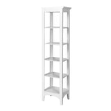 Teamson Home Madison 15-in x 63-in x 13-in White Freestanding Linen Cabinet