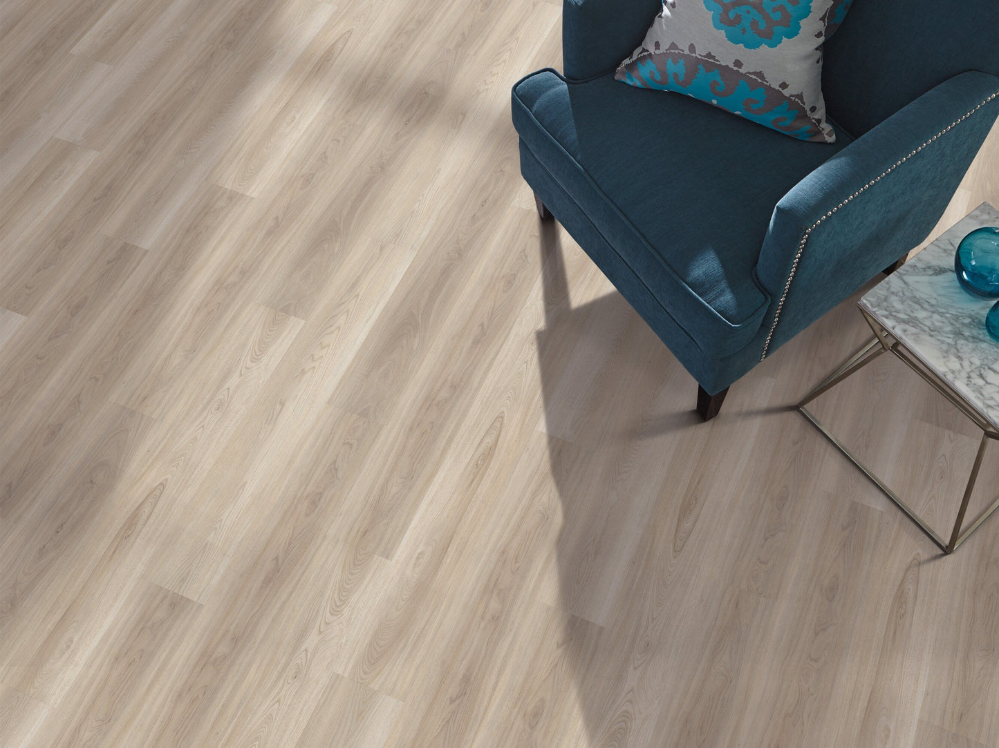 Shaw Newcastle Midsummer Oak 7-in Wide x 4-4/5-mm Thick Waterproof Interlocking Luxury Vinyl Plank Flooring (18.68-sq ft)