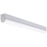 Plug In or Direct Wire Power Connection 2 ft. White 4000K Integrated LED Strip Light (with power cord and linking cord)