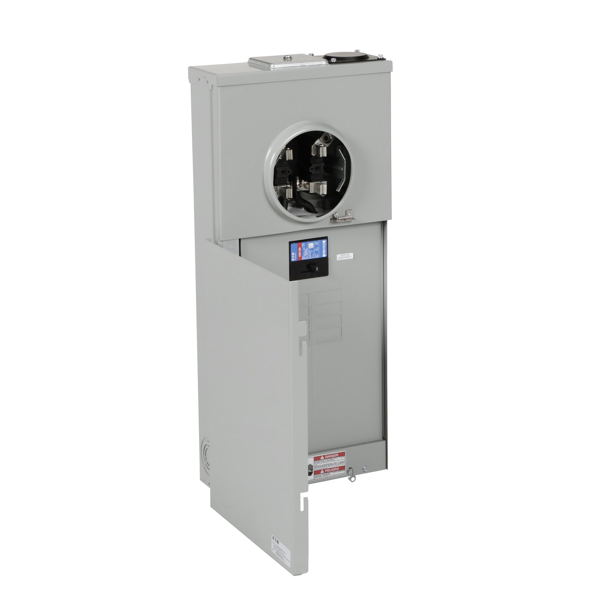 Eaton Type BR 200-Amp 8-space load center - label view
