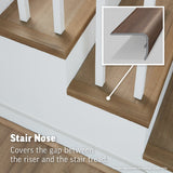 SimpleSolutions Scenic Trail Walnut MDF Vinyl Stair Nose Floor Molding