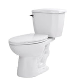 Step-In 59.6 in. Walk-In Non-Whirlpool Bathtub in White with 1.28 GPF Single Flush Toilet - Super Arbor