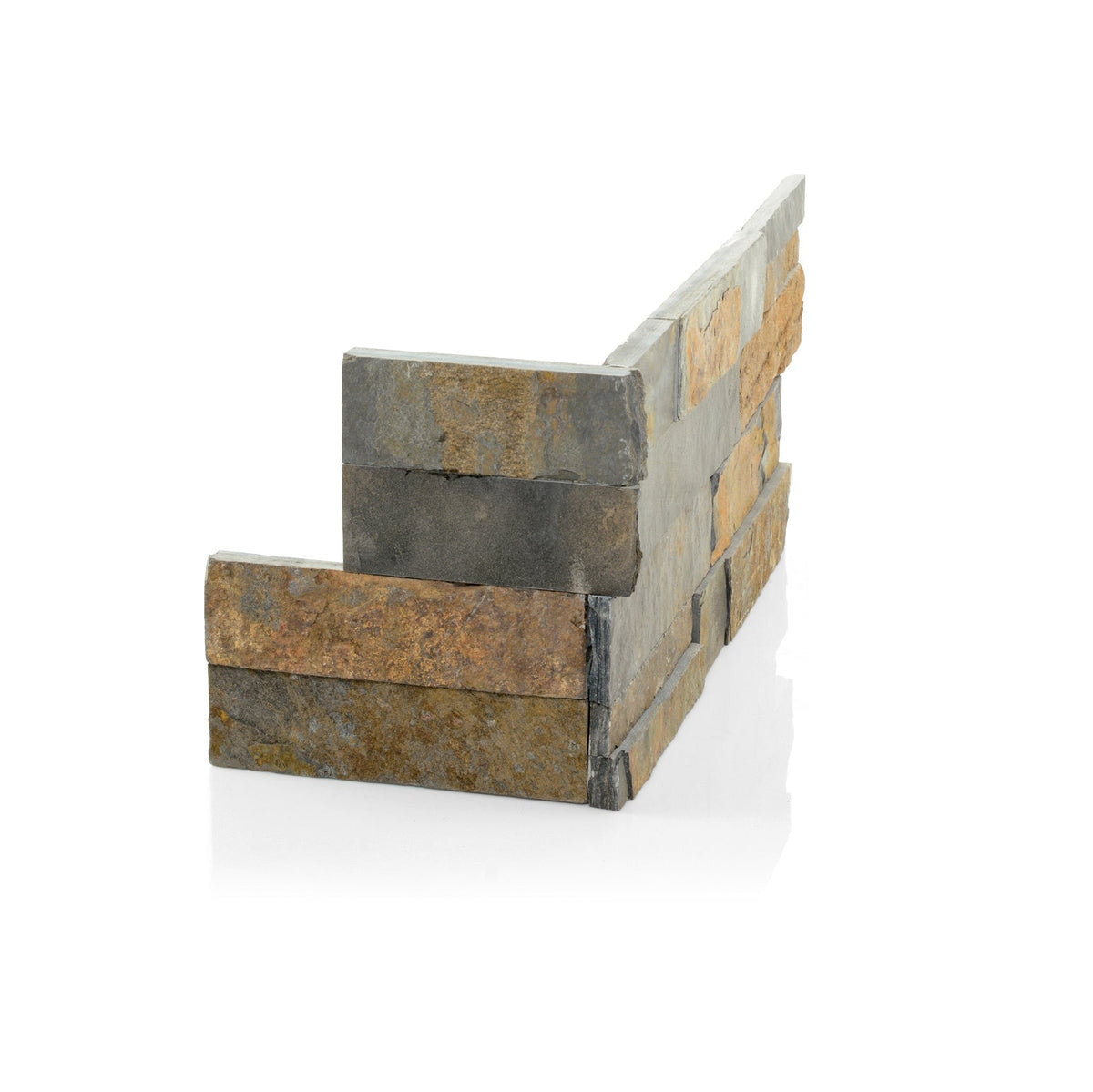 Satori Oxide Ledgestone 6-in x 18-in Natural Stone Look Wall Tile (4.4-sq. ft/ Carton)