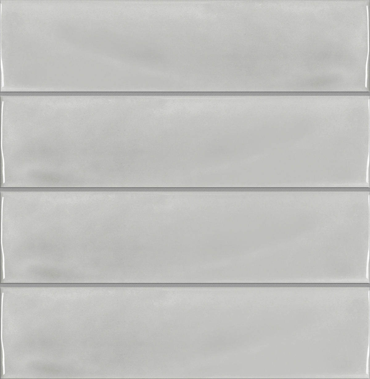Satori Slate Gray 3-in x 12-in Glossy Ceramic Subway Wall Tile (0.24-sq. ft/ Piece)