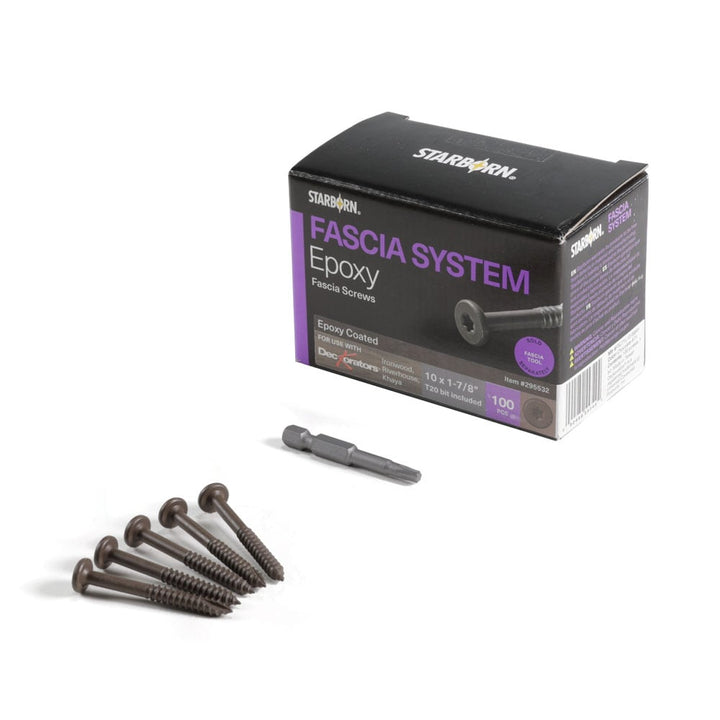 Deckorators 1.875-in Chocolate Brown Hidden Deck Fastener 20-lin ft (100-Pack)