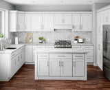 RELIABILT Fairplay 27-in W x 34.5-in H x 24-in D White 1-Drawer Base Ready To Assemble Plywood Cabinet (Recessed Panel Shaker Door Style)