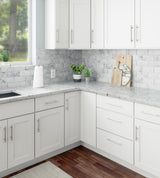 RELIABILT Fairplay 21-in W x 34.5-in H x 24-in D White 1-Drawer Base Ready To Assemble Plywood Cabinet (Recessed Panel Shaker Door Style)