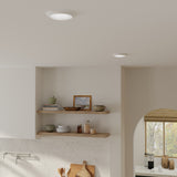 Project Source 2-Pack 7.4-in White Modern/Contemporary LED Flush Mount Light ENERGY STAR