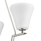 Progress Lighting Bravo 4-Light Brushed Nickel Transitional Chandelier