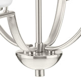 Progress Lighting Bravo 12-Light Brushed Nickel Transitional Chandelier