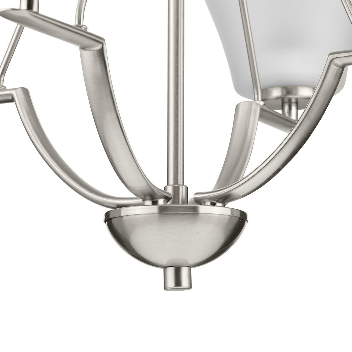 Progress Lighting Bravo 4-Light Brushed Nickel Transitional Chandelier