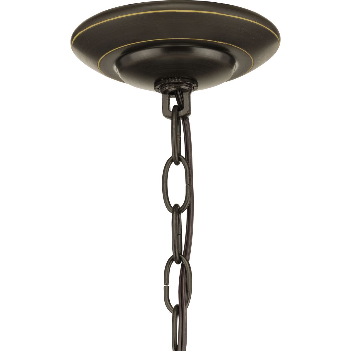 Progress Lighting Bravo 4-Light Antique Bronze Transitional Chandelier