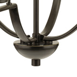 Progress Lighting Bravo 9-Light Antique Bronze Transitional Chandelier