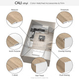 CALI 1.39-in x 72.83-in Point Break Pine Vinyl Floor Threshold