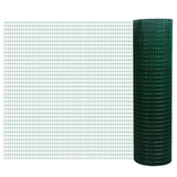 Kahomvis 98-ft x 2.96-ft 19-Gauge Green Metal Hardware Cloth Rolled Fencing with Mesh Size 1/2-in x 1/2-in