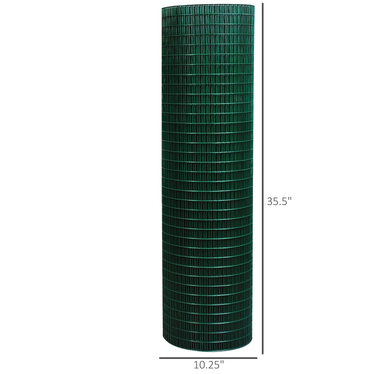 Kahomvis 98-ft x 2.96-ft 19-Gauge Green Metal Hardware Cloth Rolled Fencing with Mesh Size 1/2-in x 1/2-in