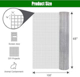 Kahomvis 23-Gauge Hardware Cloth Rolled Fencing, 100ft x 4ft
