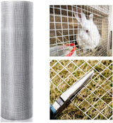 Kahomvis 19-Gauge 100x4 ft Galvanized Hardware Cloth Fencing