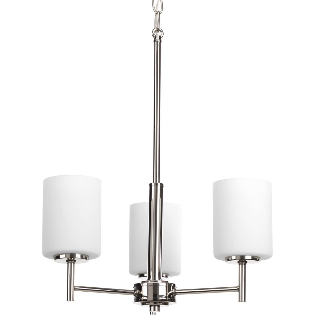 Progress Lighting Replay 3-Light Polished Nickel Modern/Contemporary Chandelier
