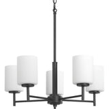 Progress Lighting Replay 5-Light Black Modern/Contemporary Chandelier
