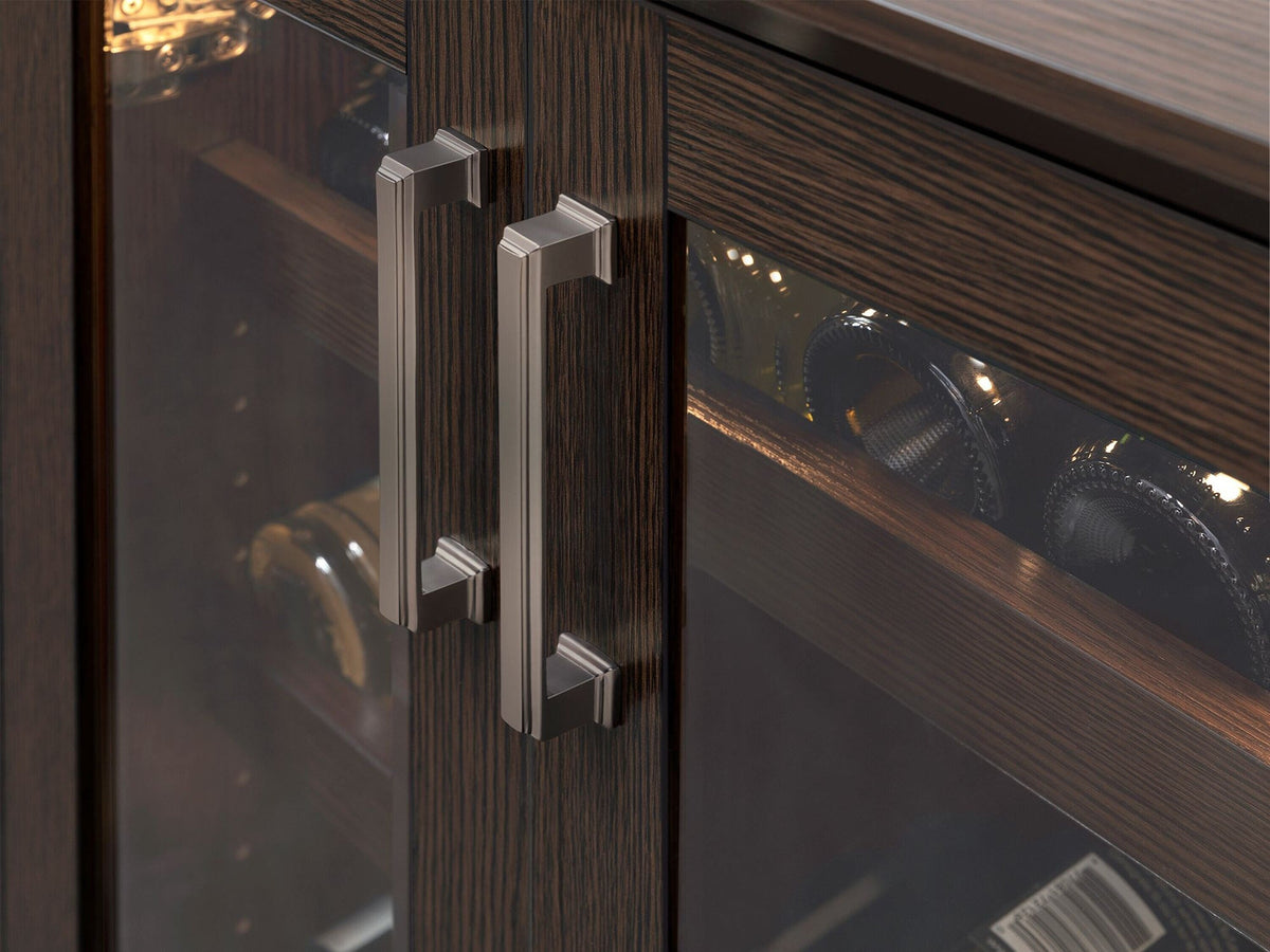 NewAge Products Home Bar 63-in x 80-in Brown Rectangle Bar Cabinet