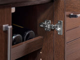 NewAge Products Home Bar 63-in x 80-in Brown Rectangle Bar Cabinet