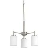 Progress Lighting Replay 3-Light Brushed Nickel Modern/Contemporary Chandelier