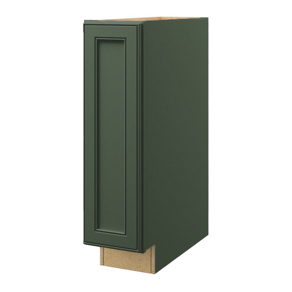 allen + roth Heathrow 9-in W x 34.5-in H x 24-in D Sage Maple Pull-out Tray Divider Base Fully Assembled Cabinet (Recessed Panel Mitered Style)