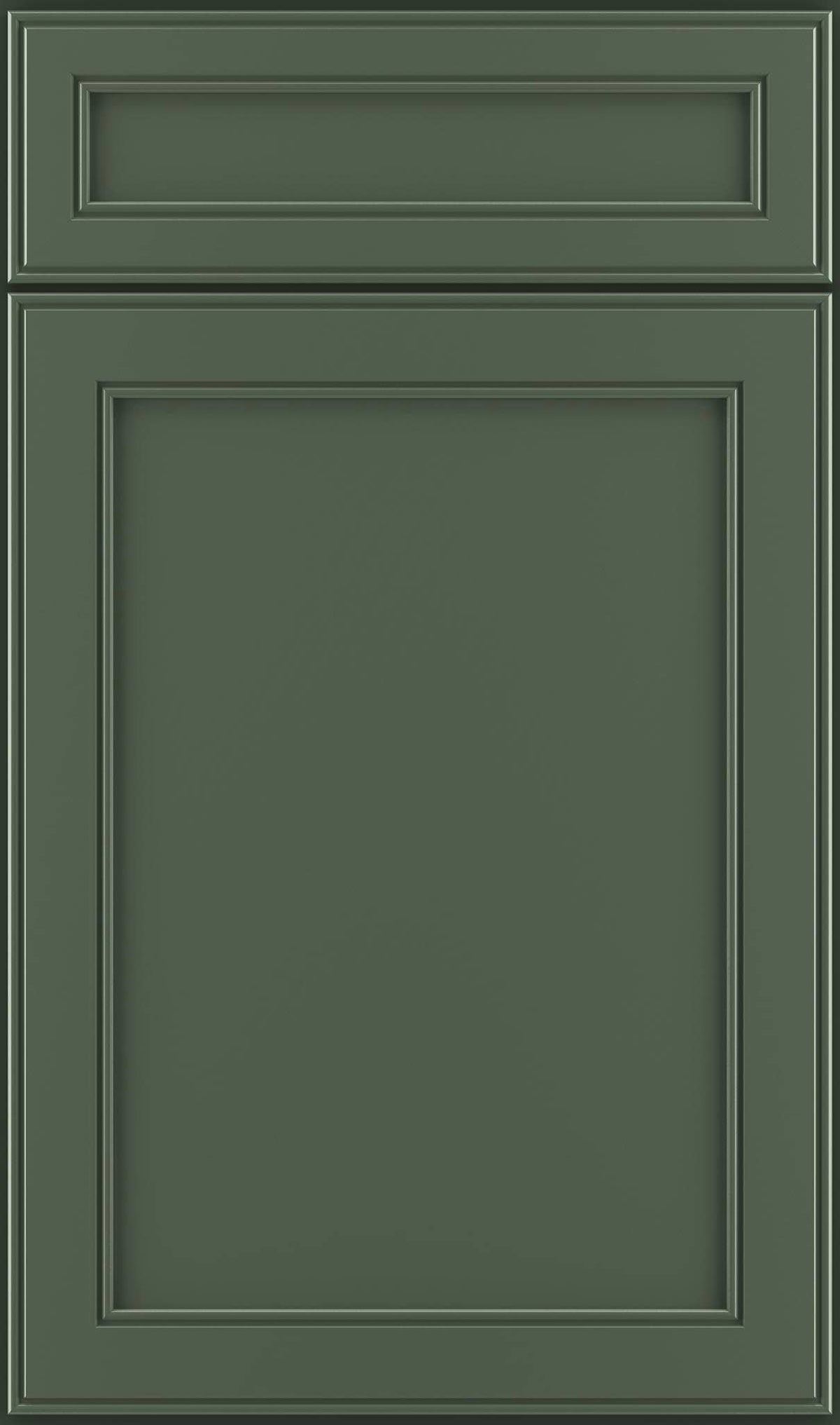 allen + roth Heathrow 36-in W x 34.5-in H x 24-in D Sage 1-Drawer Base Fully Assembled Cabinet (Recessed Panel Mitered Style)
