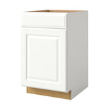 allen + roth Tilson 21-in W x 34.5-in H x 24-in D Linen 1-Drawer Base Fully Assembled Cabinet (Raised Panel Square Style)