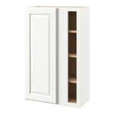 allen + roth Tilson 27-in W x 42.125-in H x 12-in D Linen Blind 1-Drawer Corner Base Fully Assembled Cabinet (Raised Panel Square Style)