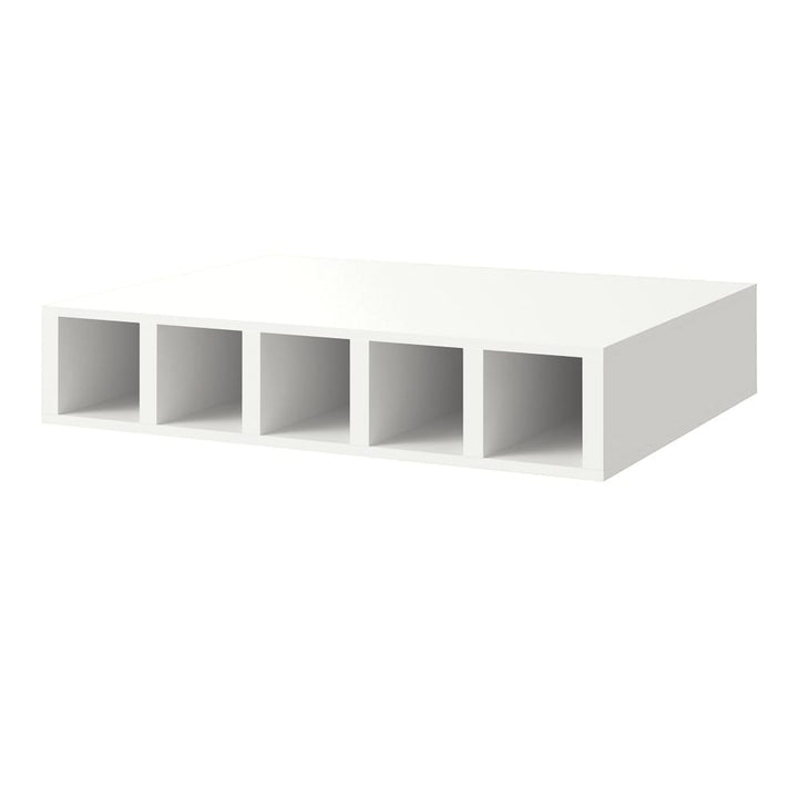 allen + roth Tilson 30-in W x 6-in H x 12-in D Linen Open Cube Organizer Wall Fully Assembled Cabinet (Raised Panel Style)