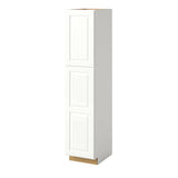 allen + roth Tilson 18-in W x 84-in H x 24-in D Linen Pantry Fully Assembled Cabinet (Raised Panel Square Door Style)