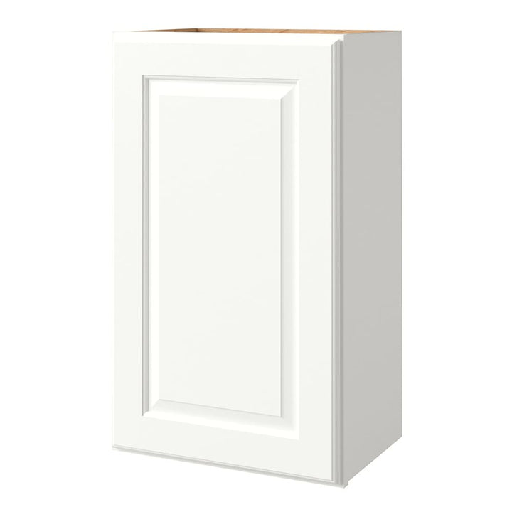 allen + roth Tilson 18-in W x 36.125-in H x 12-in D Linen Wall Fully Assembled Cabinet (Raised Panel Square Door Style)