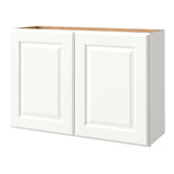 allen + roth Tilson 36-in W x 24.5-in H x 12-in D Linen Wall Fully Assembled Cabinet (Raised Panel Square Door Style)