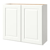 allen + roth Tilson 36-in W x 30.125-in H x 12-in D Linen Wall Fully Assembled Cabinet (Raised Panel Square Door Style)