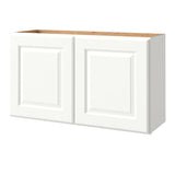 allen + roth Tilson 36-in W x 20.625-in H x 12-in D Linen Wall Fully Assembled Cabinet (Raised Panel Square Door Style)