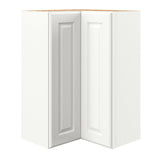 allen + roth Tilson 24-in W x 39.125-in H x 12-in D Linen L-shaped Corner Wall Fully Assembled Cabinet (Raised Panel Square Style)