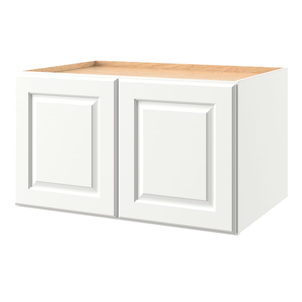 allen + roth Tilson 36-in W x 20.625-in H x 24-in D Linen Wall Fully Assembled Cabinet (Raised Panel Square Door Style)