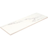 American Olean Marble Manor Calacatta 4-in x 12-in Glossy Ceramic Subway Wall Tile, 0.38-sq ft per Piece