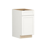 Shenandoah PRO Express Breckenridge 18-in W x 34.5-in H x 24-in D Linen Full Overlay 1-Drawer Base Fully Assembled Plywood Cabinet (Recessed Panel Shaker Style)